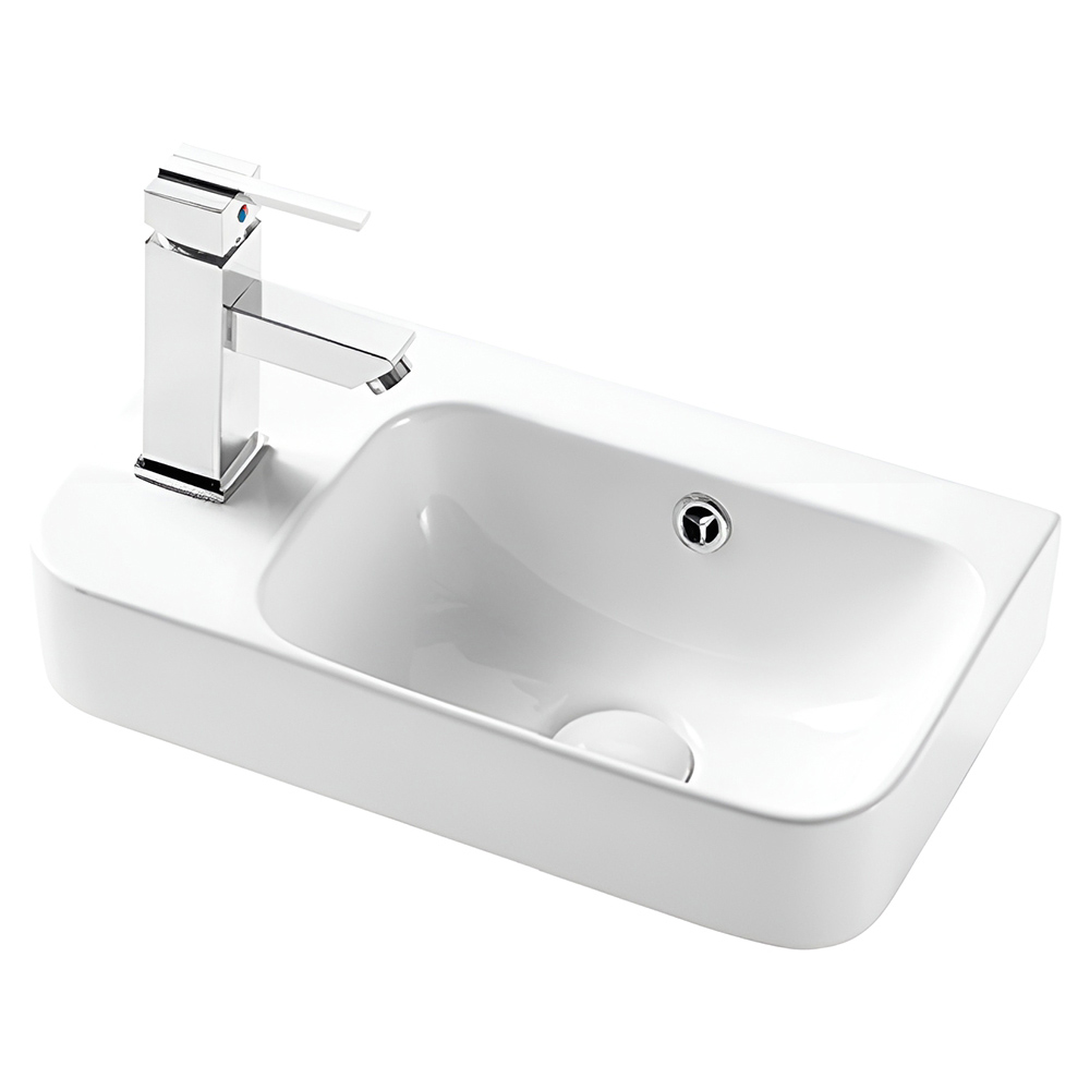 Рукомойник AVS Жаклин 45х26 R, белый