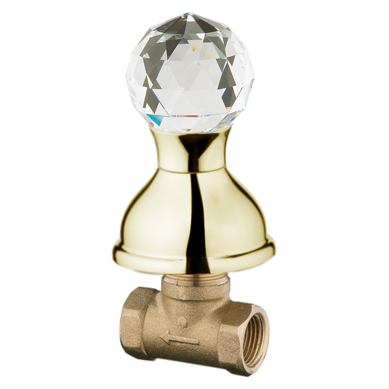 картинка Вентиль запорный Webert Karenina КА690101 Золото/кристалл Swarovski