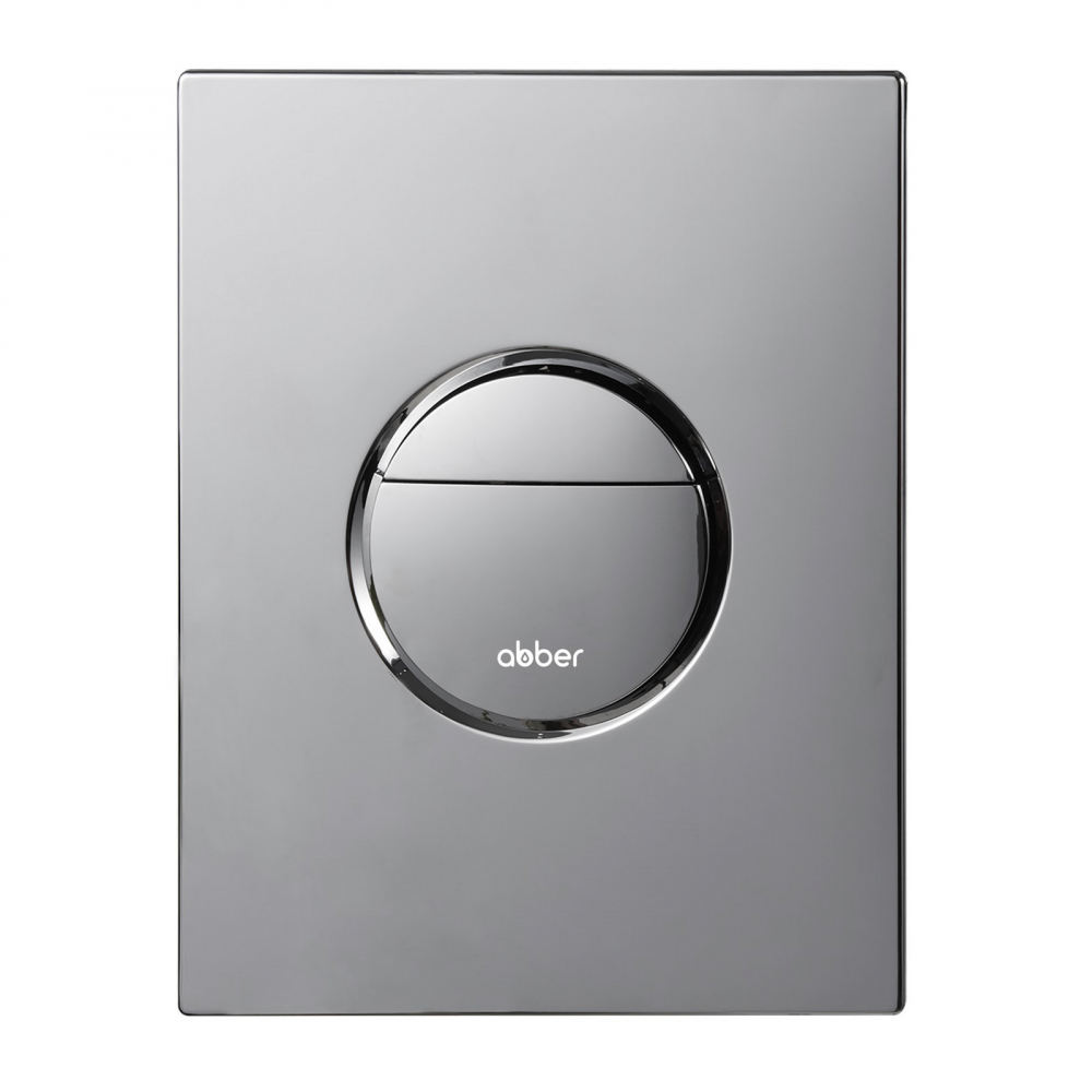 Кнопка смыва ABBER AC0126 пневматическая, хром глянцевый