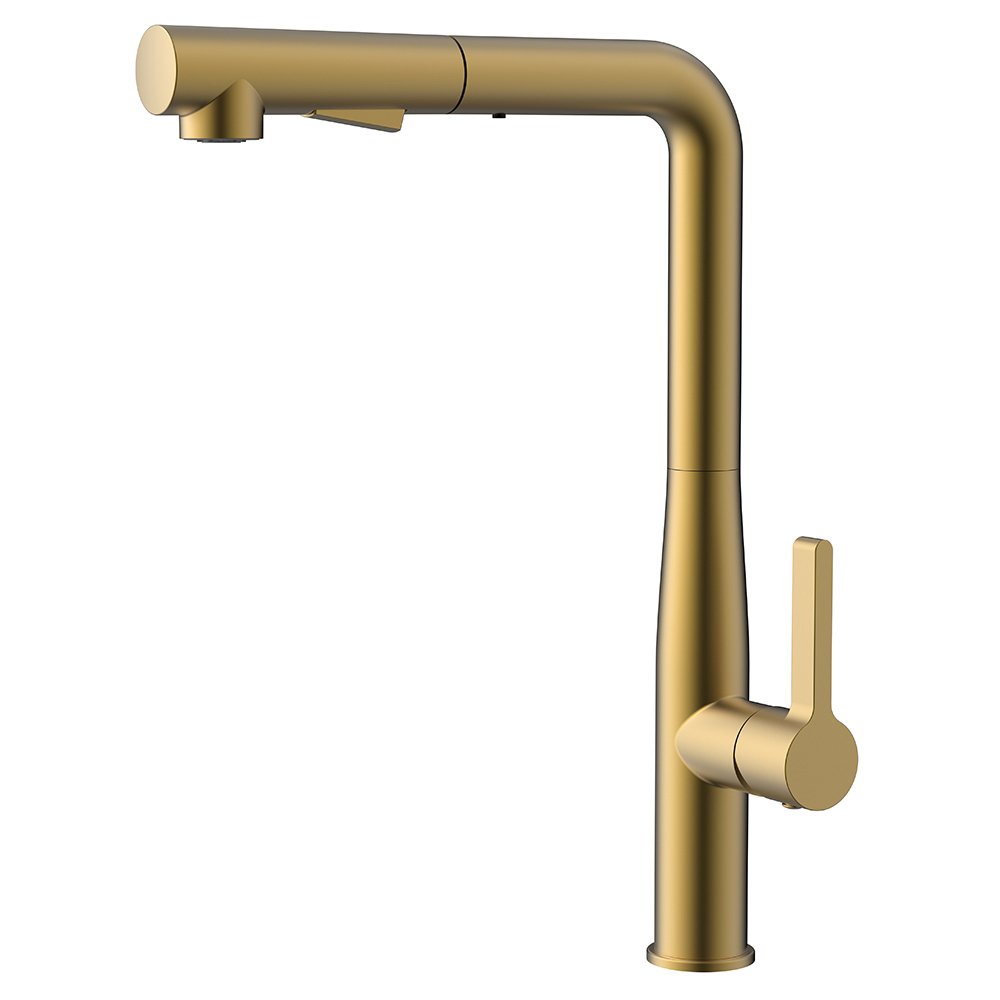 картинка Смеситель для кухни AVS 811-191-BG брашированное золото