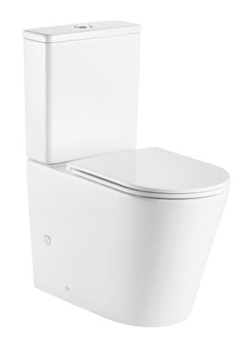 картинка Унитаз-компакт AVS Фотон безободковый с сиденьем, белый