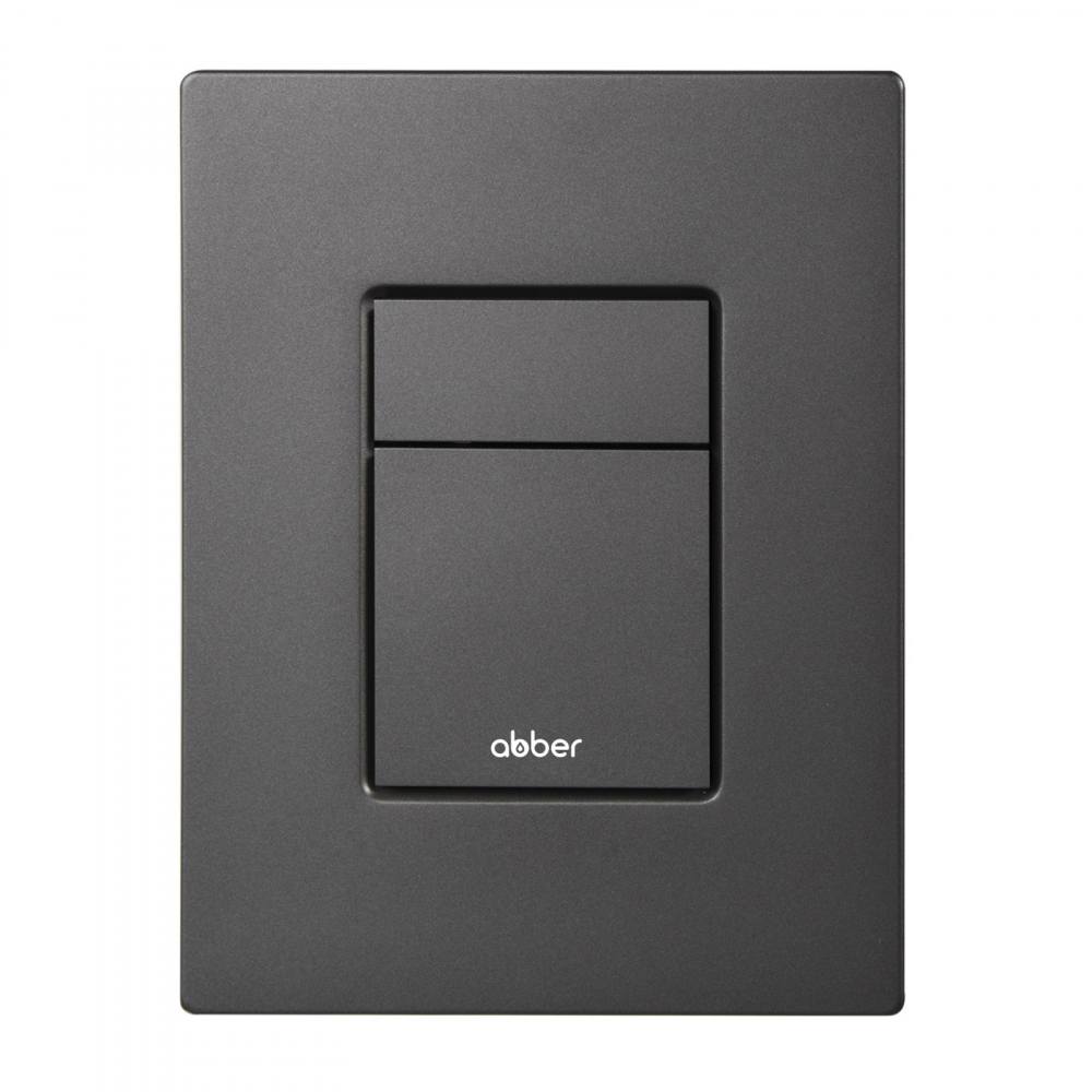 Кнопка смыва ABBER AC0123NG пневматическая, никель