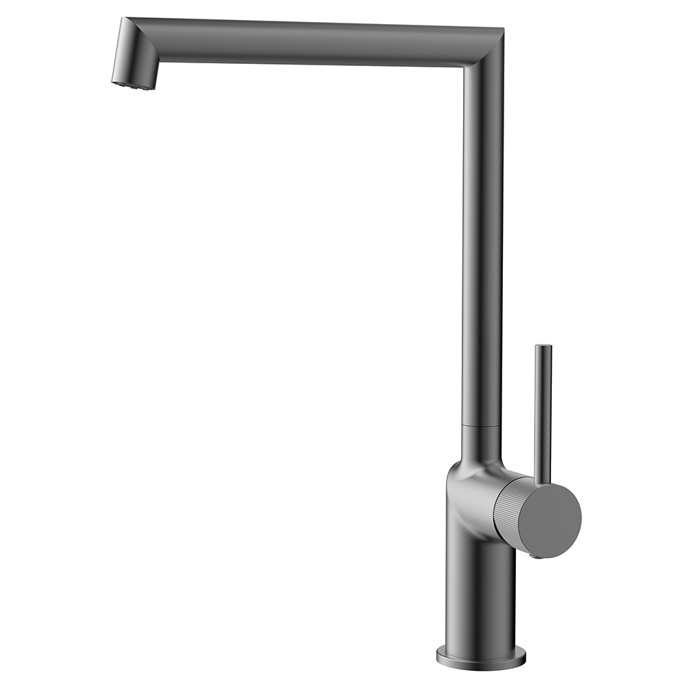 картинка Смеситель для кухни AVS Pulse оружейная сталь