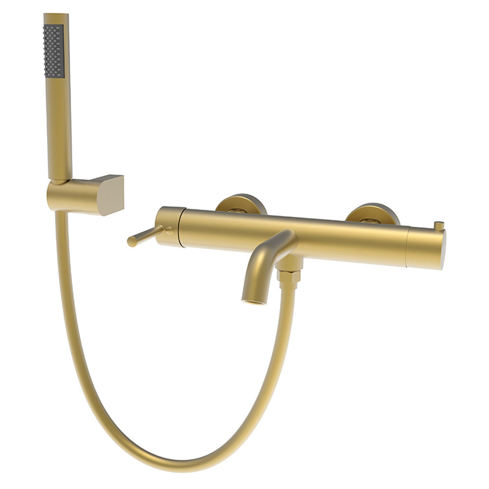 картинка Смеситель для ванны с душем AVS Slimmer брашированное золото