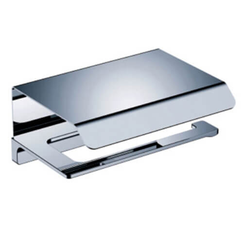 картинка Держатель для туалетной бумаги AVS Zeta хром, с полочкой