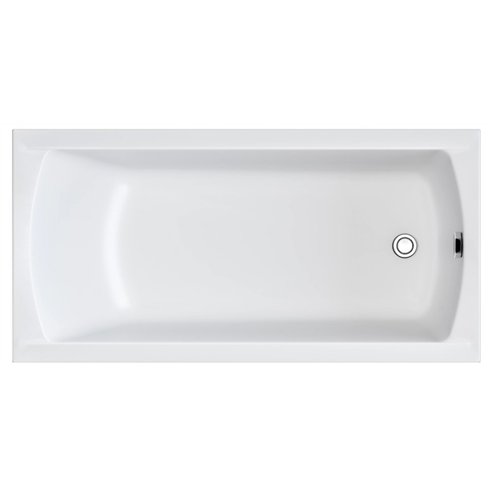 Фото Акриловая ванна AVS Модена 140x70 белая, с каркасом