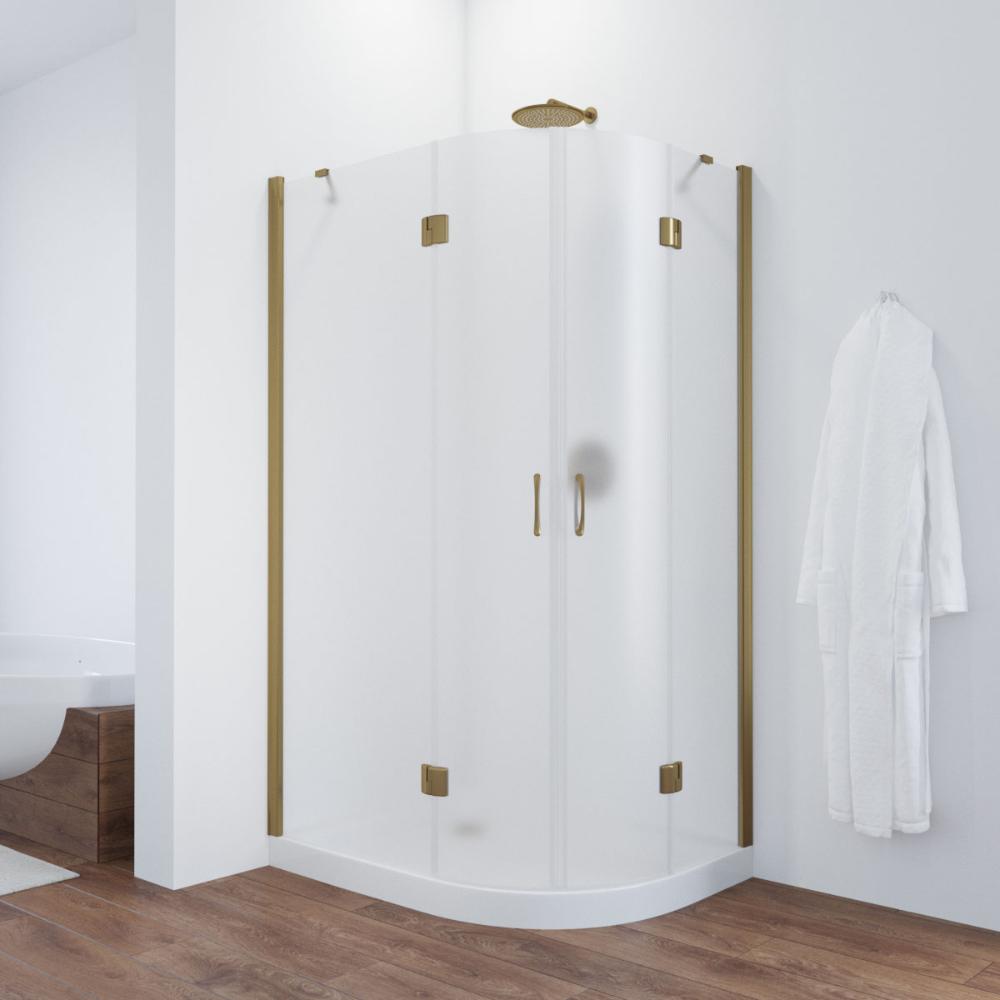 картинка Душевое ограждение Vegas-Glass AFS-F NOVO 120х80, хром,хром мат, бронза,золото