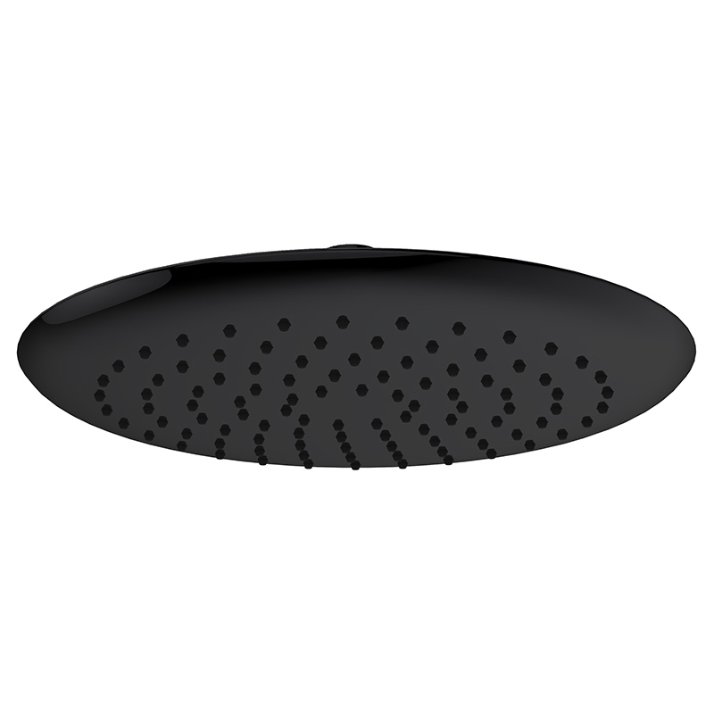 Верхний душ AVS 811-643-MB 25 см черный матовый