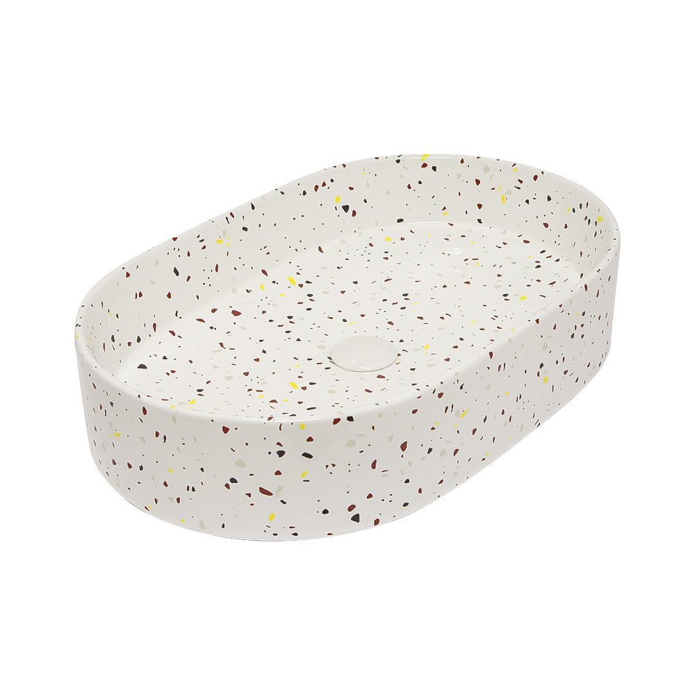 Раковина AVS Смальта 61x39 терраццо