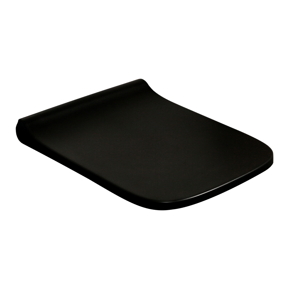 картинка Крышка-сиденье AVS HY2238-MB черное, с микролифтом быстросъемное