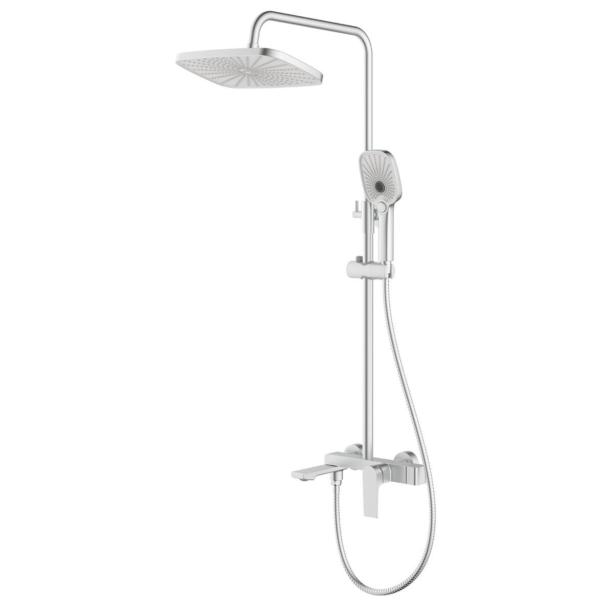 Душевая стойка Azario Arida, сатин