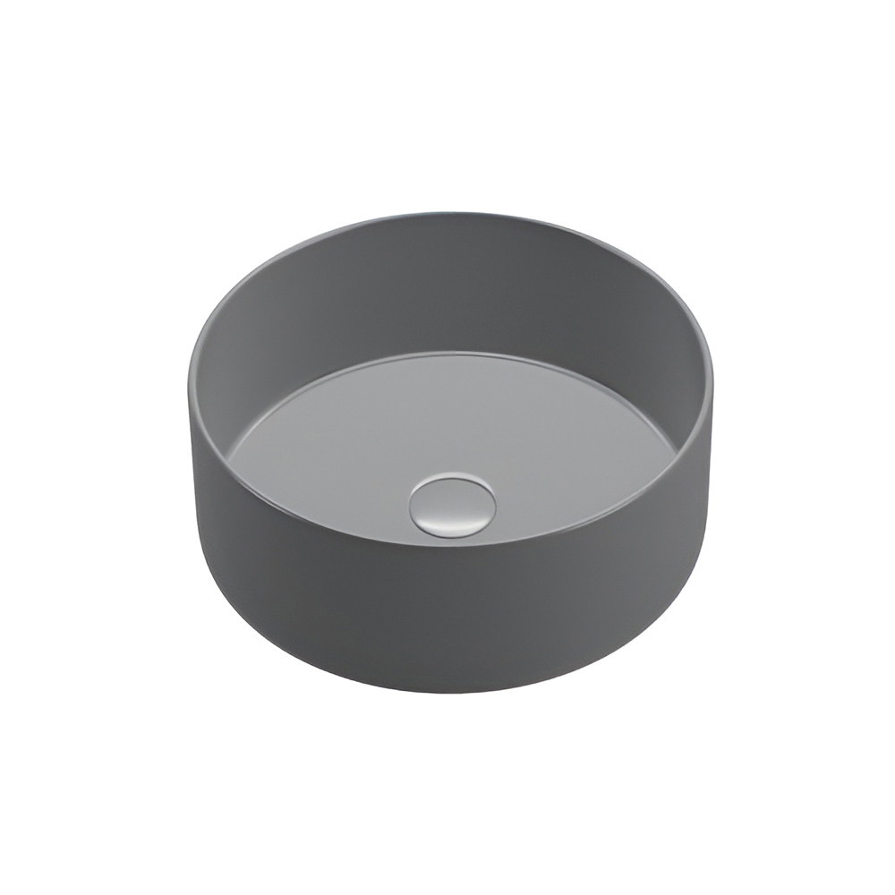 Раковина AVS Лилиан 36x36 серая матовая