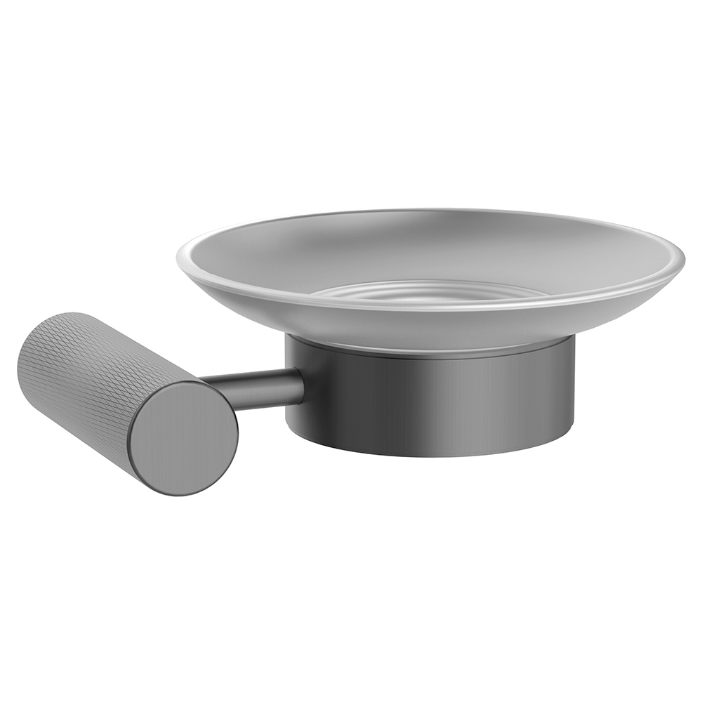 картинка Мыльница подвесная AVS Seeme с чашей, оружейная сталь