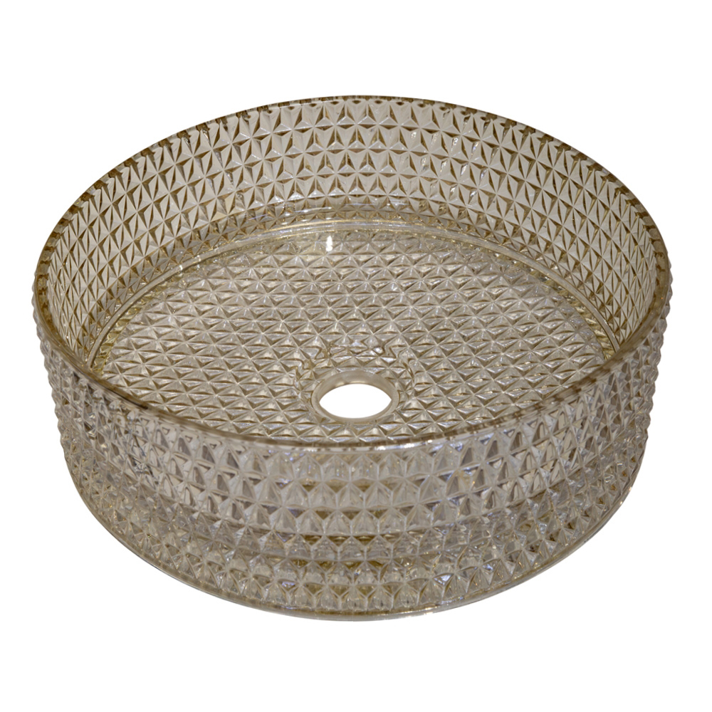 Раковина AVS Диаманд 36x36 бежевая