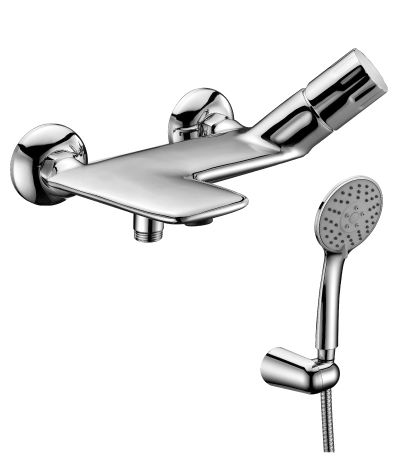 картинка Смеситель для ванны с монолитным изливом Lemark WING LM5302C