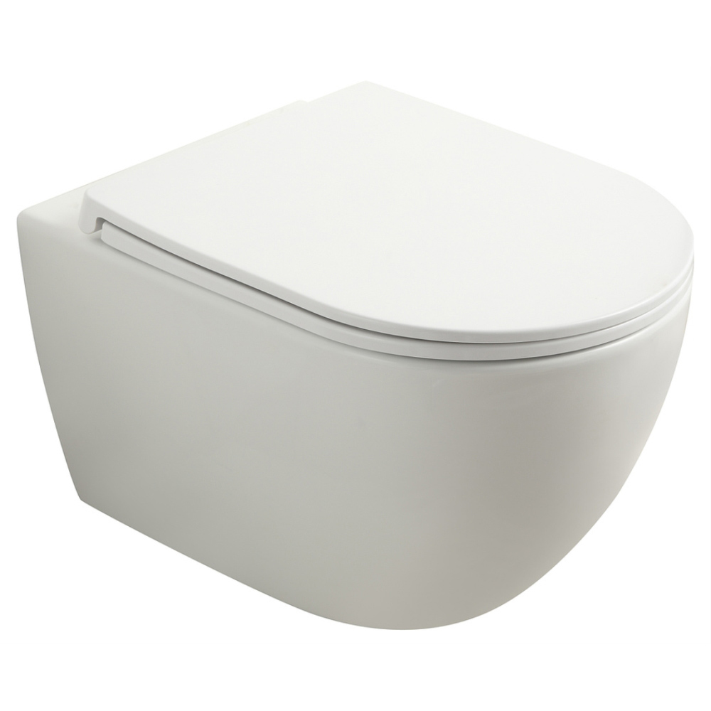 картинка Унитаз подвесной AVS Нептун Торнадо2 с сиденьем белый