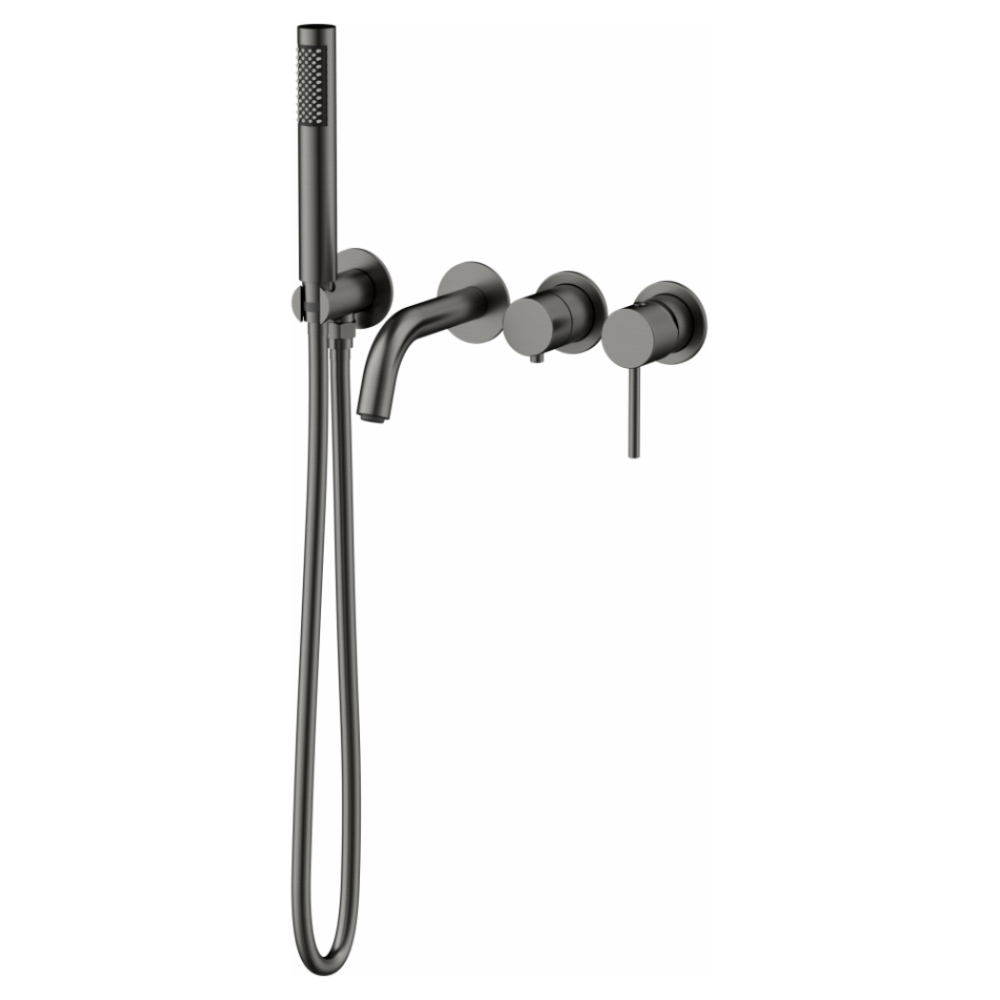 картинка Смеситель для ванны AVS Slimmer оружейная сталь