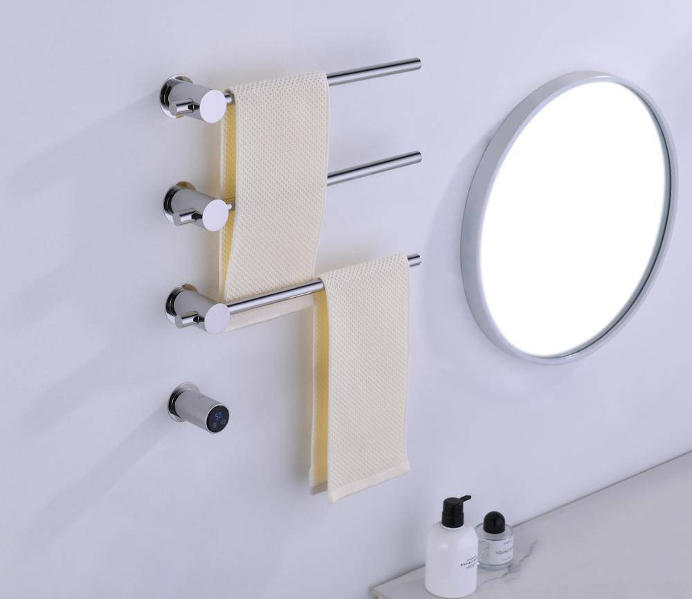 картинка Полотенцесушитель электрический Timo Barro-A 40x80, хром