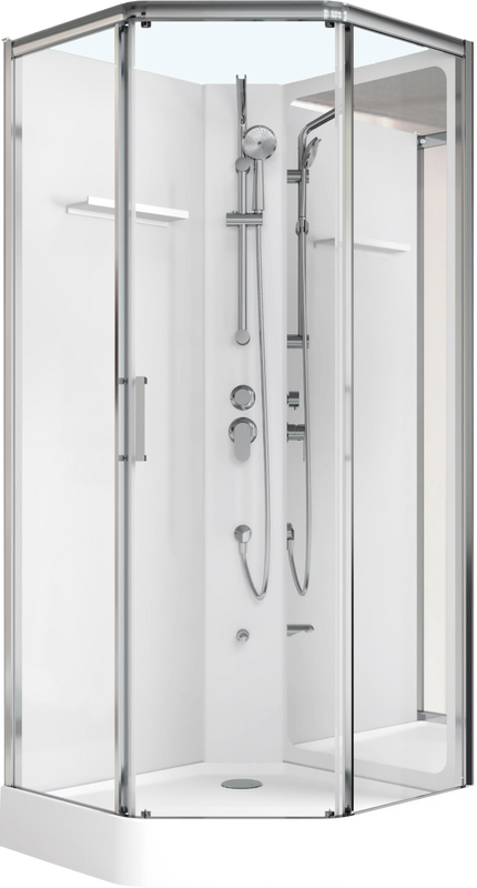 Душевая кабина Aquanet Passion P 2.0 90x90, прозрачное стекло