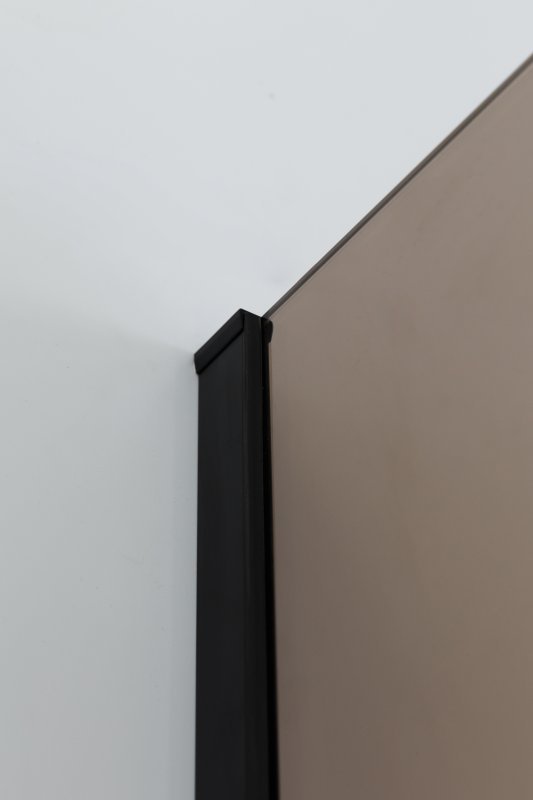 картинка Душевая дверь CEZARES SLIDER-B-1-90/100-BR-NERO , стекло бронза