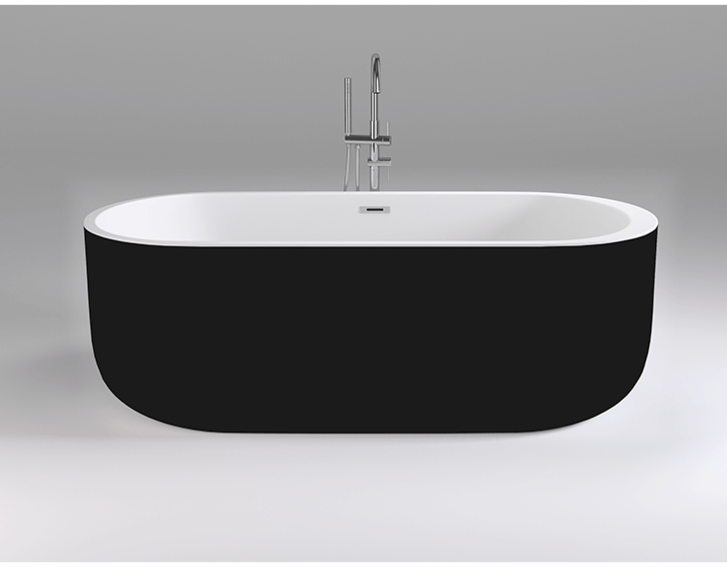 Фото Акриловая ванна Black & White SB109 170x80 Black