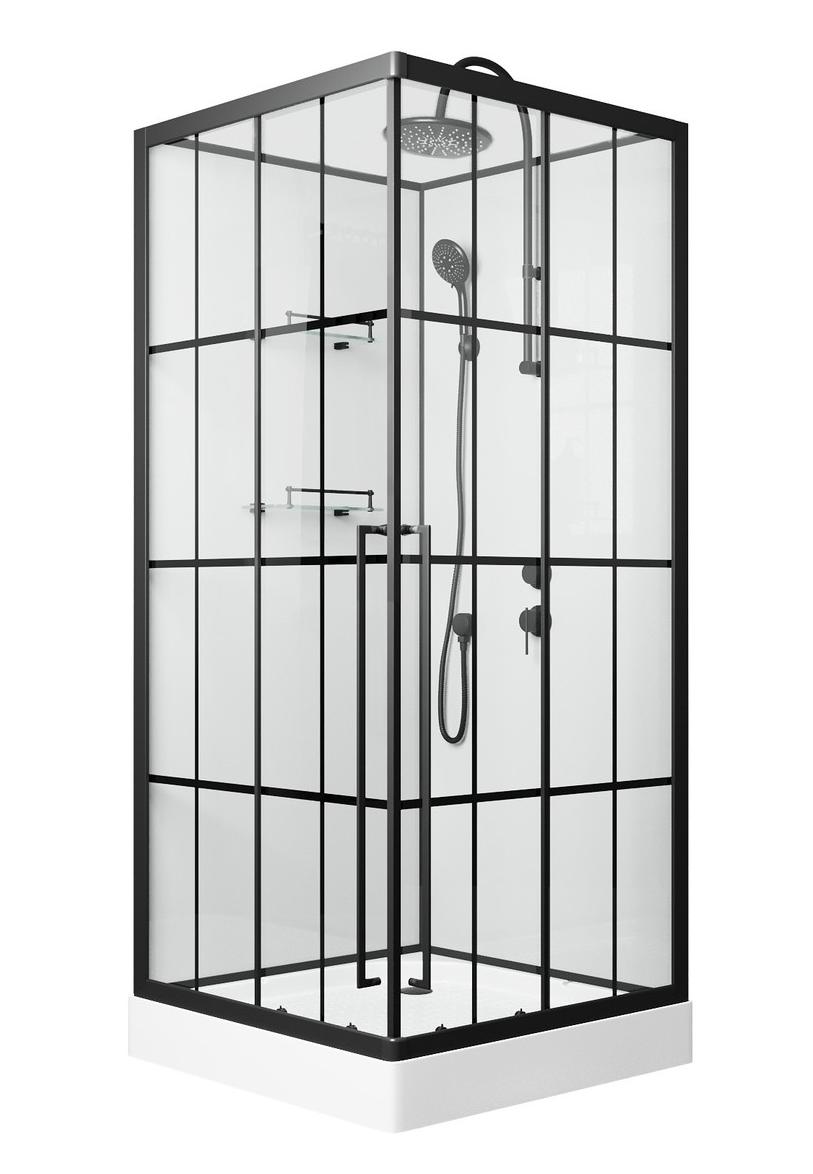 Душевая кабина Niagara Standart ST90/15QR/KL/BKT 90 x 90 cm., правая