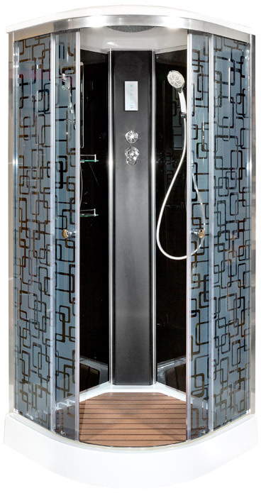 картинка Душевая кабина Deto BM1590 90x90 cm. с электрикой