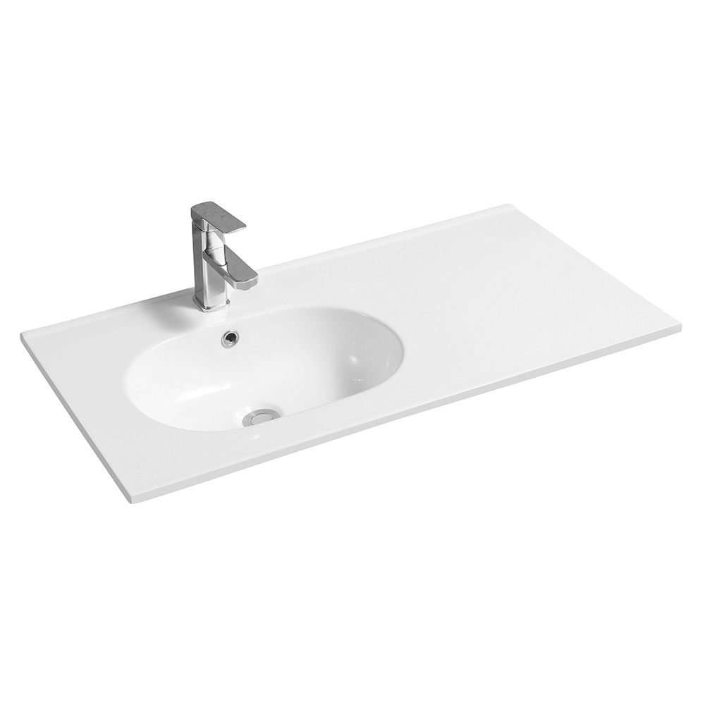 Раковина мебельная AVS Вернисаж 91х47 L белая