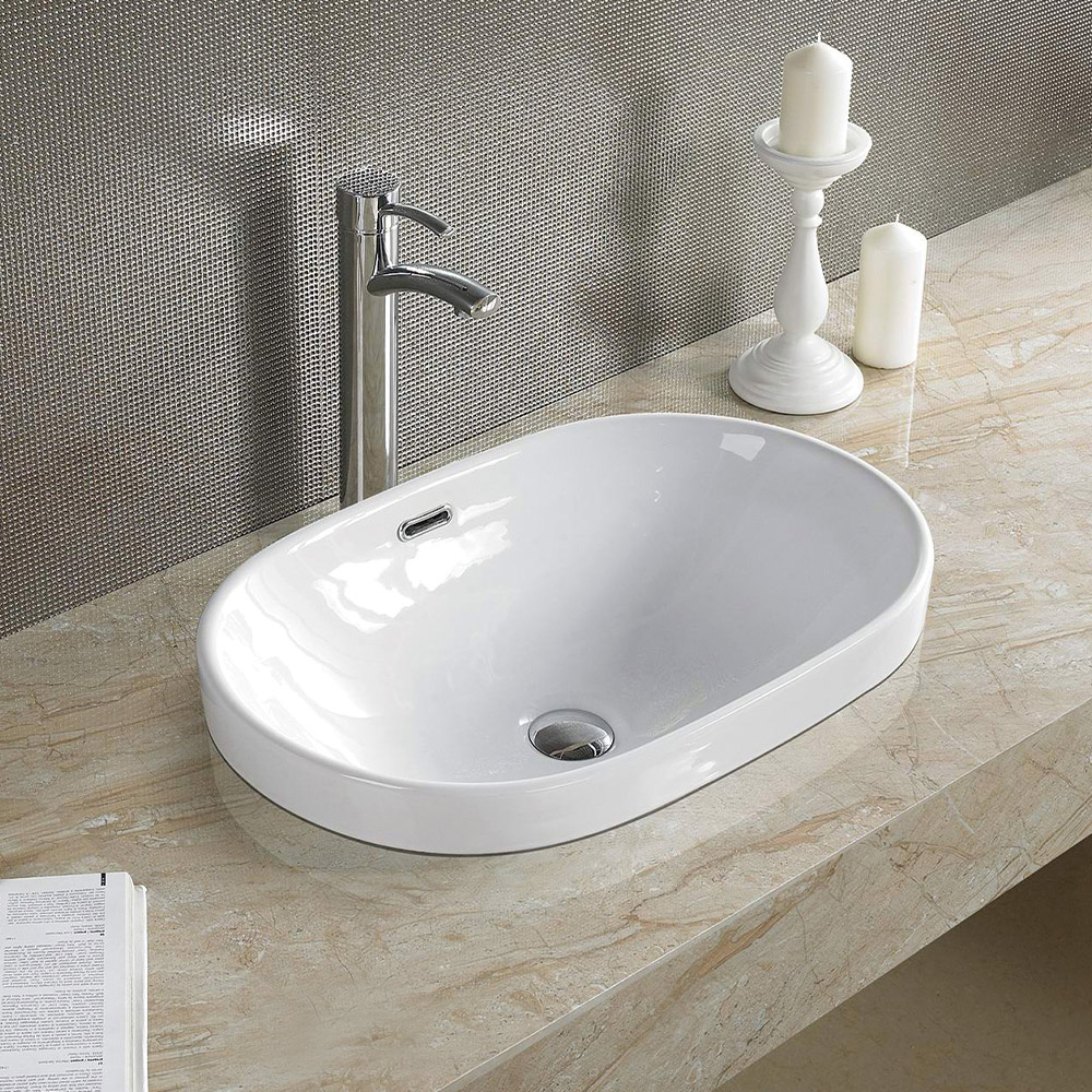 Раковина AVS Эльза 60x41 белая