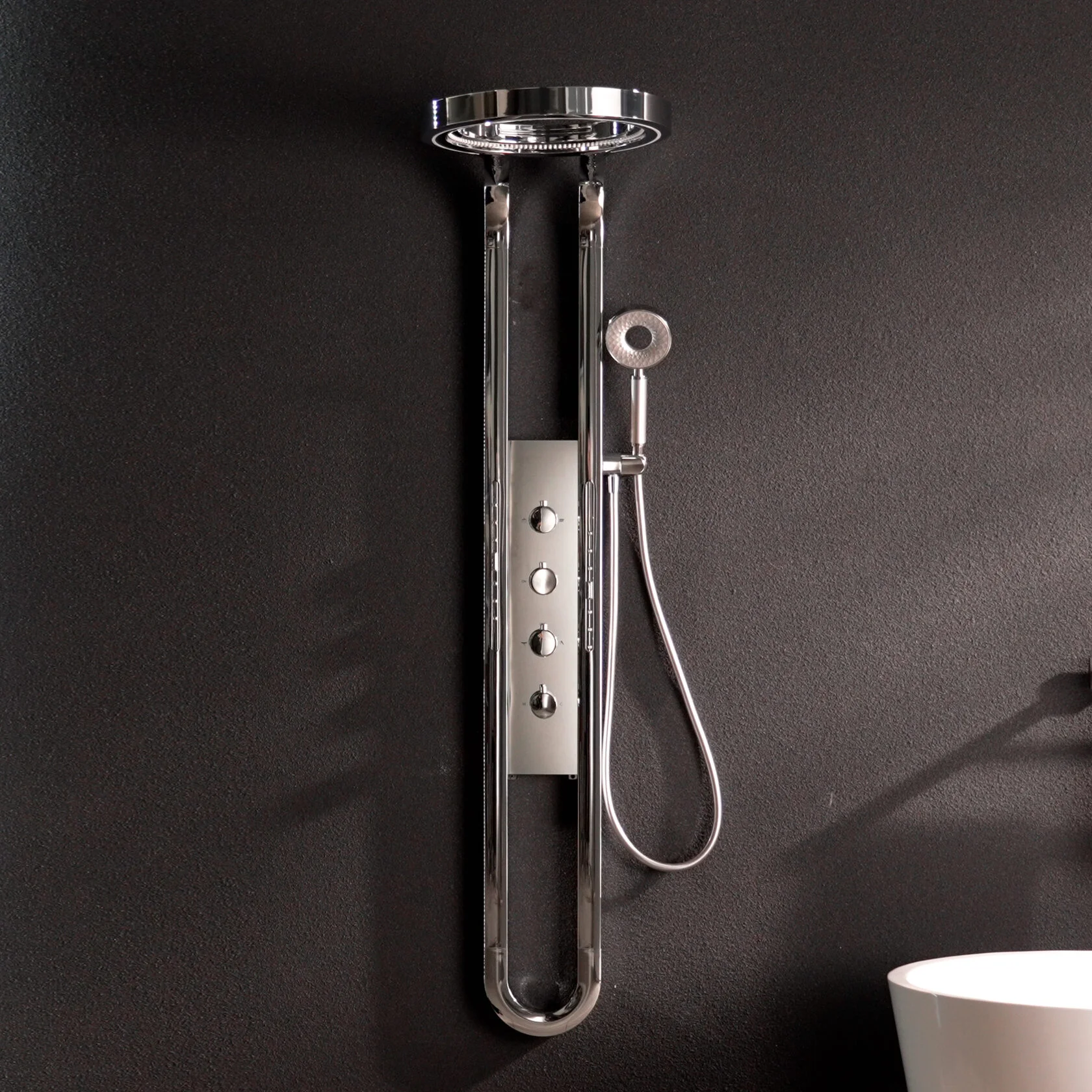 Душевая панель Black&White W075C , хром