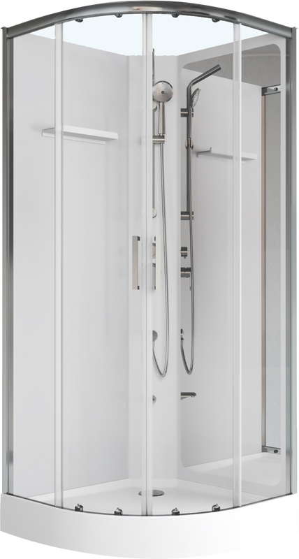 Душевая кабина Aquanet Passion R 2.0 90x90, прозрачное стекло