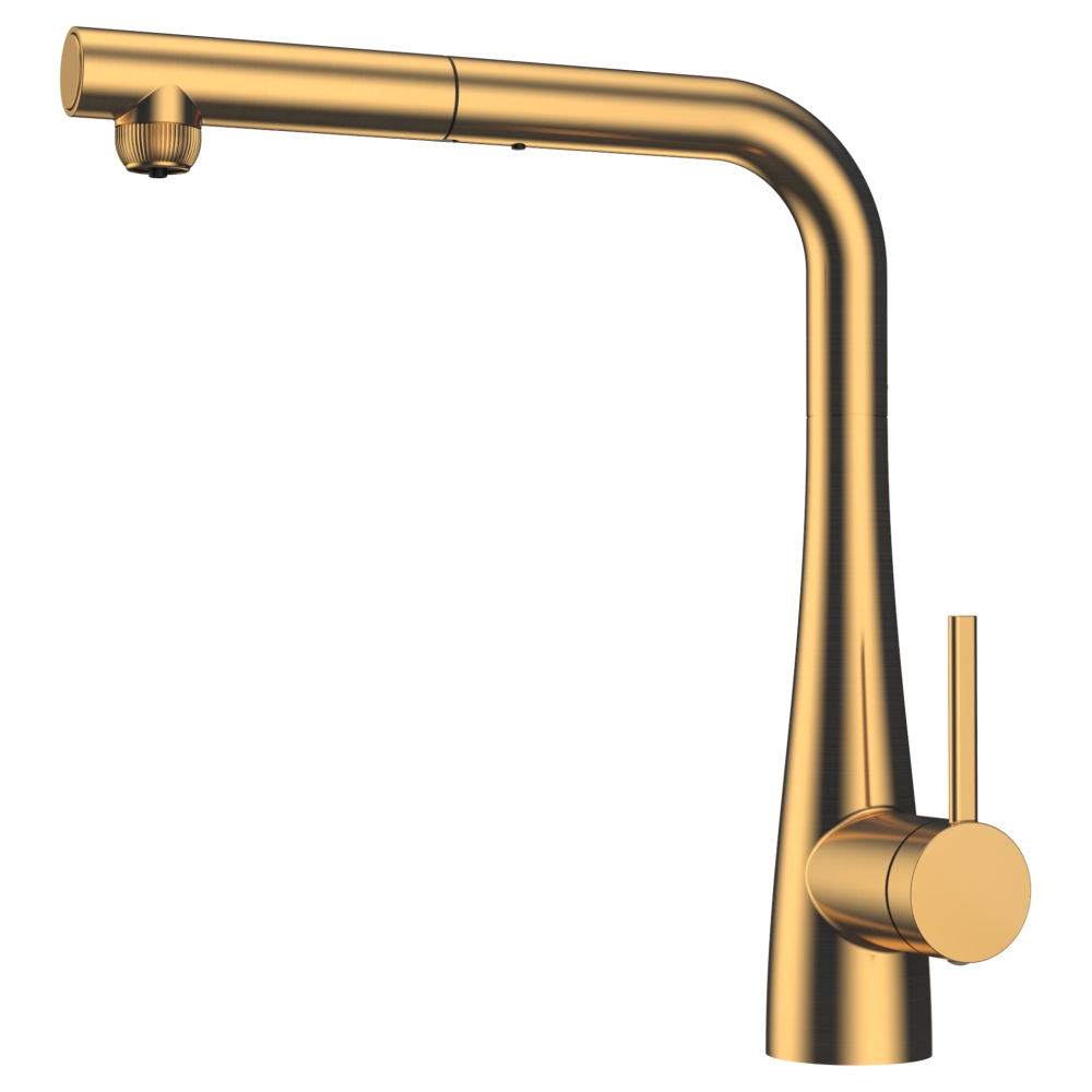 картинка Смеситель для кухни AVS LineaPure elegant брашированное золото