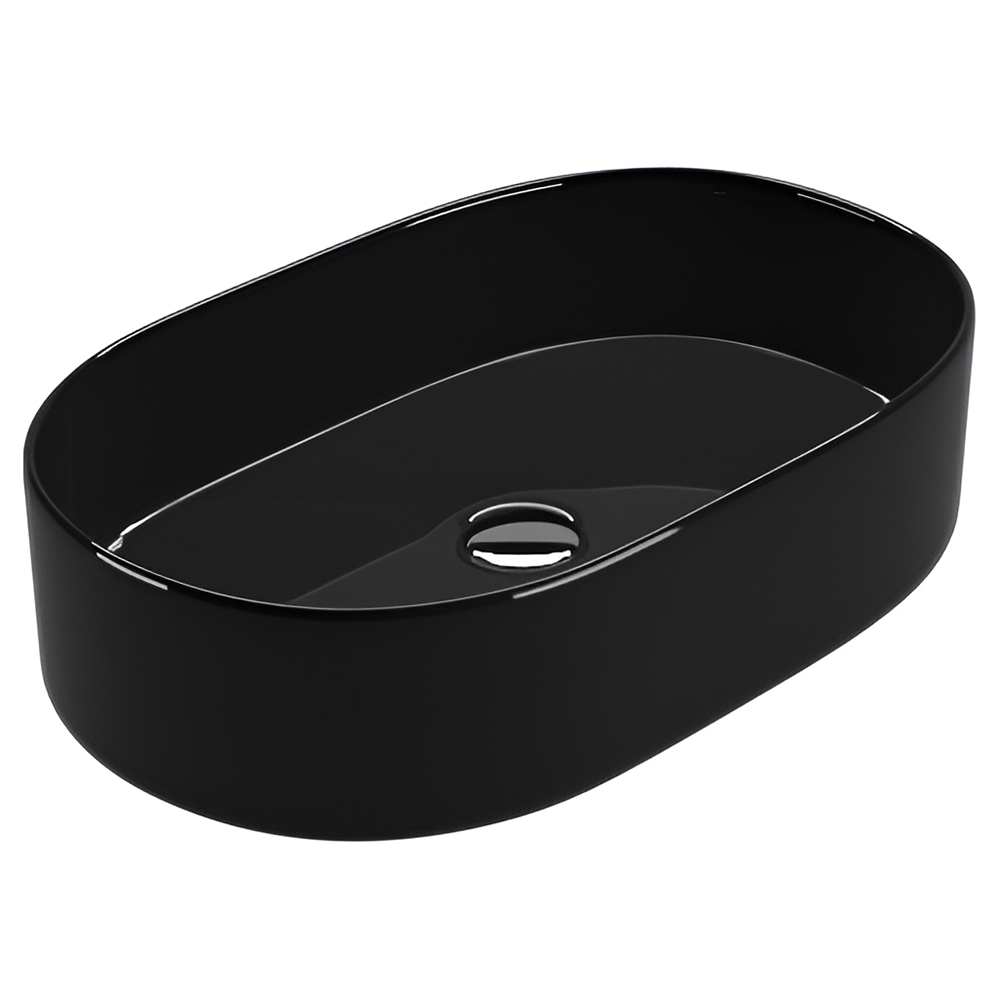 Раковина AVS 56,3x35 черная