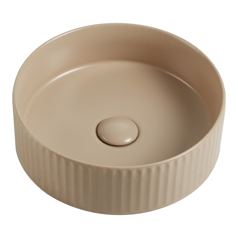 Раковина AVS Нэнси 36x36 бежевая матовая