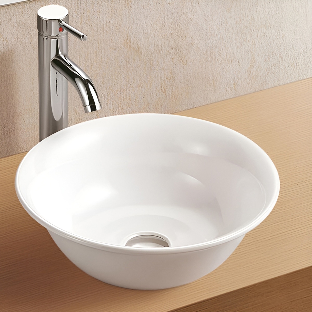 Раковина AVS Art Basin AVS-83130 40х40 белая
