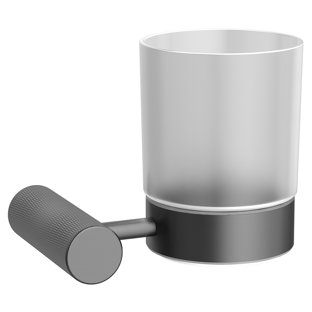 картинка Стакан подвесной AVS Seeme, оружейная сталь