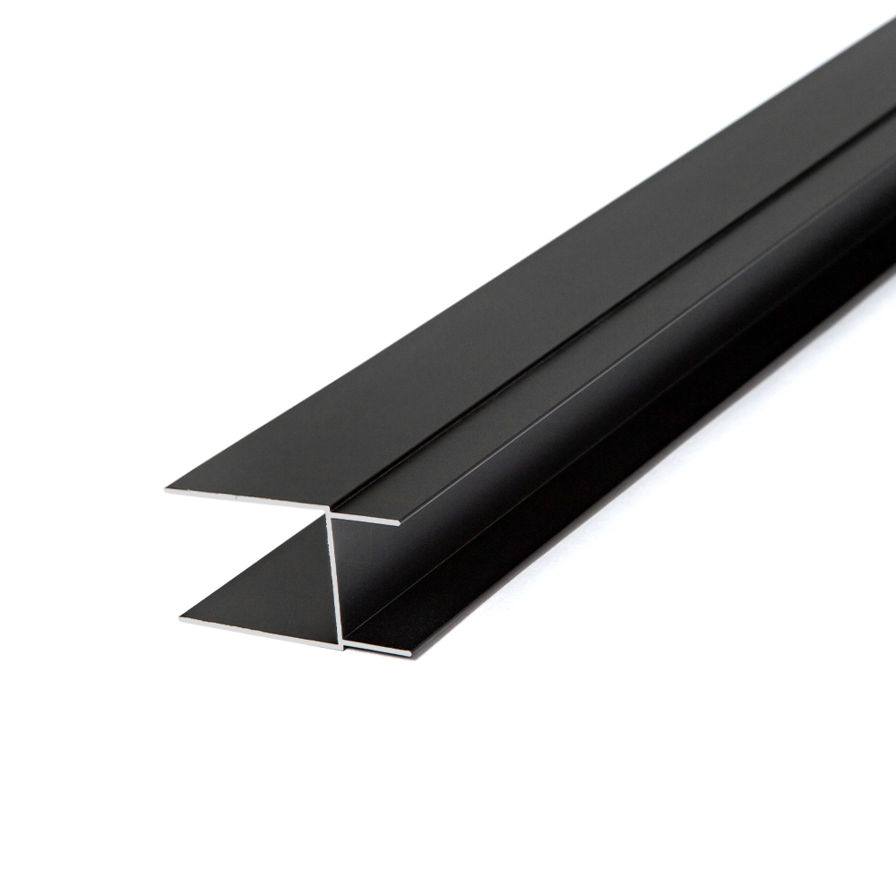 картинка Профиль добавочный AVS Вектор 2,7 см, черный матовый