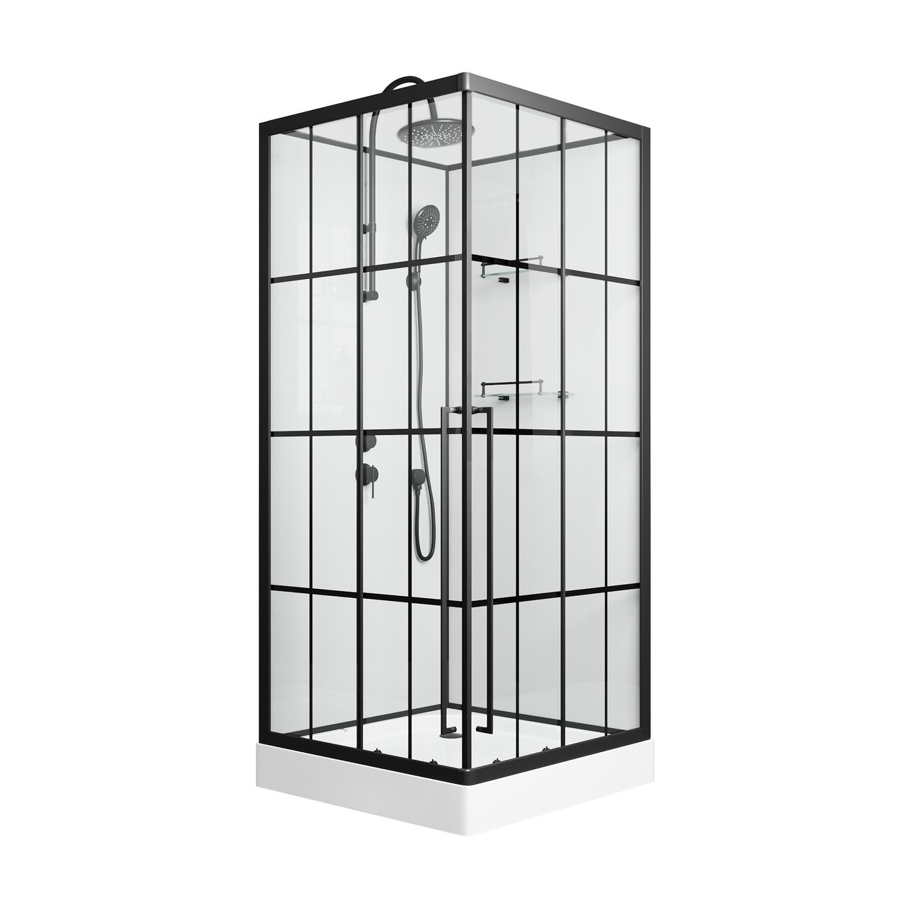 Душевая кабина Niagara Standart ST90/15QL/KL/BKT 90 x 90 cm., левая