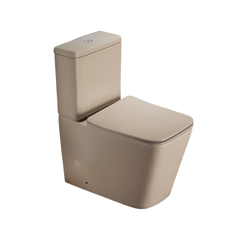 картинка Унитаз-компакт AVS Атом безободковый с сиденьем, капучино матовый