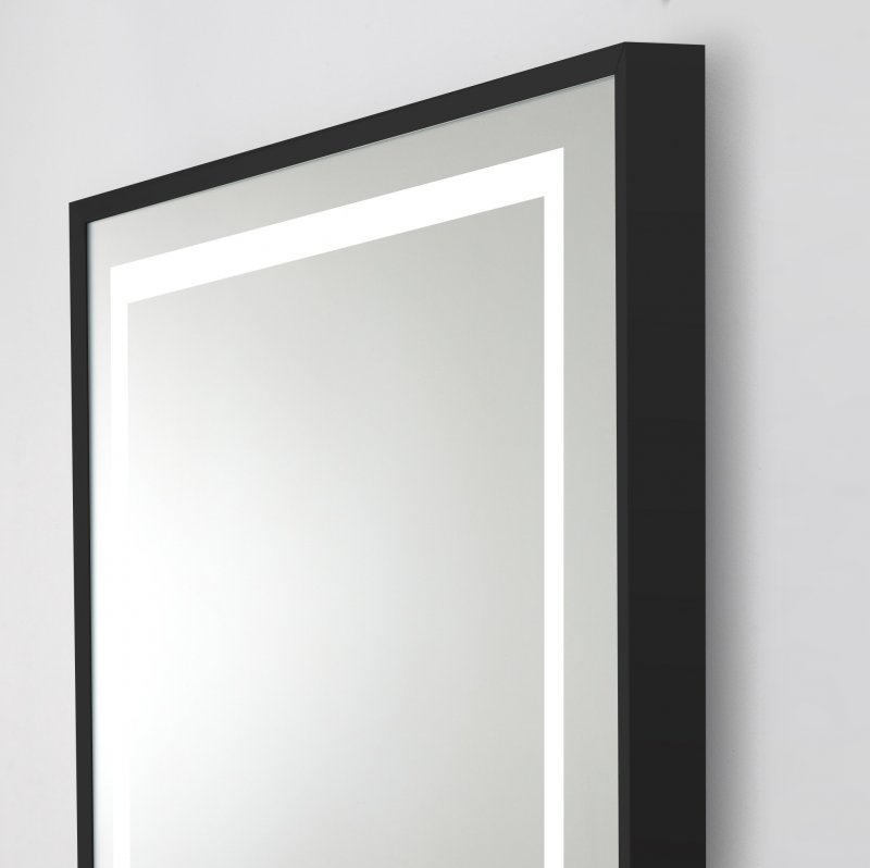 Зеркало BELBAGNO SPC-KRAFT-885-785-TCH-WARM-NERO 90x80 , черный
