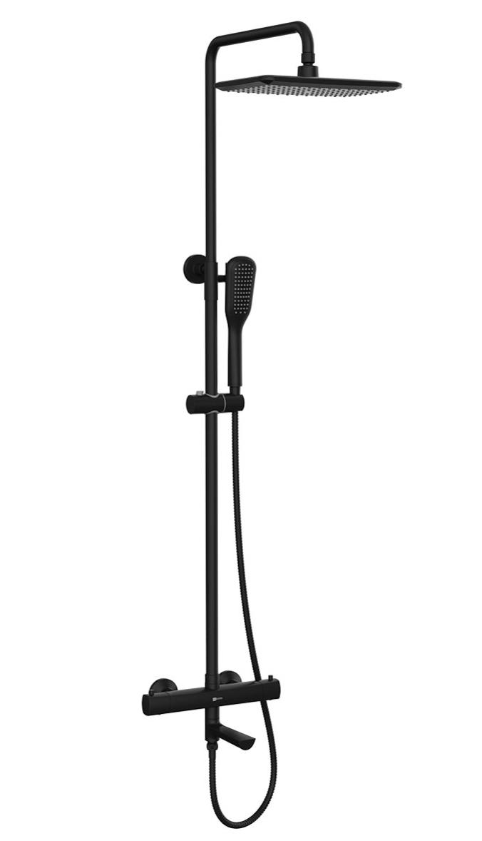 Душевая стойка Lemark Ursus LM7272BL смеситель термостатический