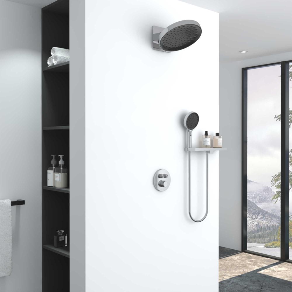 Душевой комплект Vincea Inspire VSFW-3I22MT3RCH встраиваемый, термостатический,хром