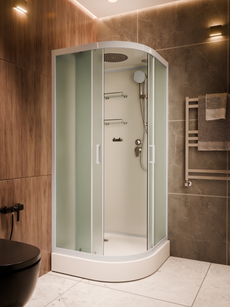 Душевая кабина Frank F420 Whit 120x120 см.