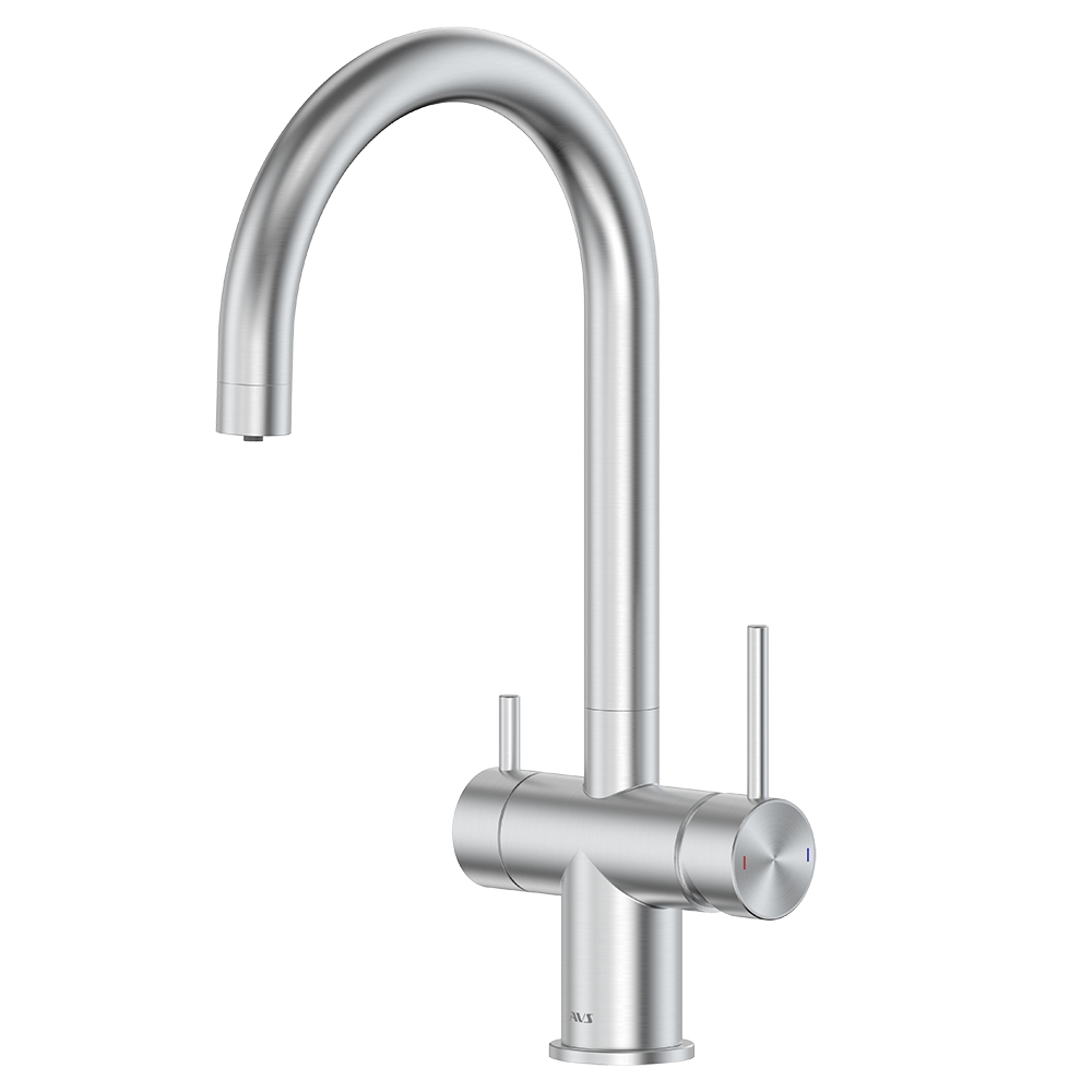 картинка Смеситель для кухни AVS PureRiver 827-161-BS брашированная сталь