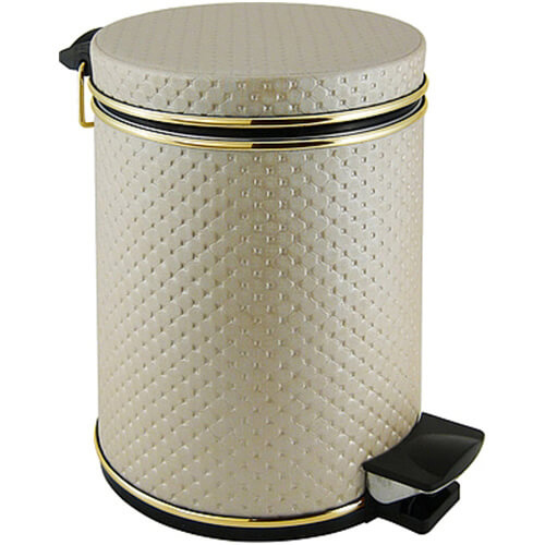 картинка Ведро для мусора AVS бежевый 5 л