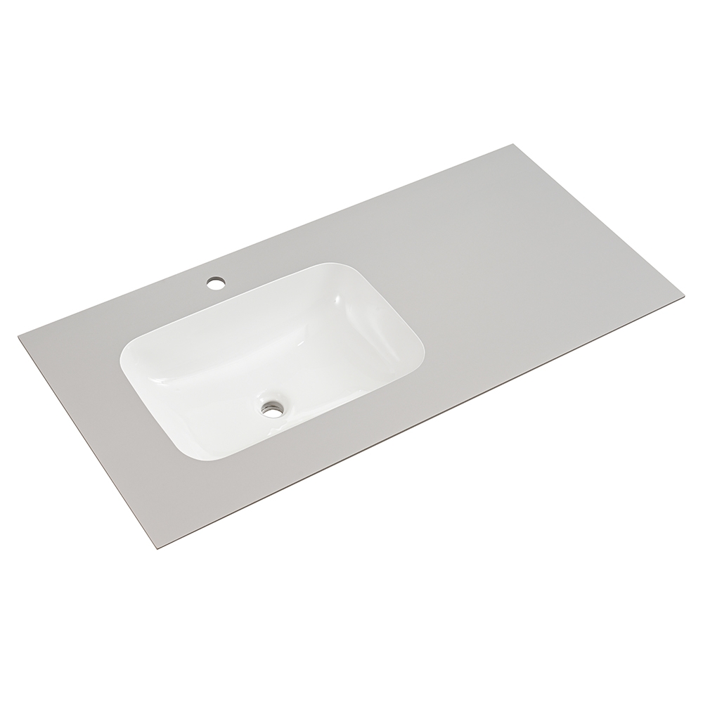 Раковина мебельная AVS Шарм 120x56 L белая/серая