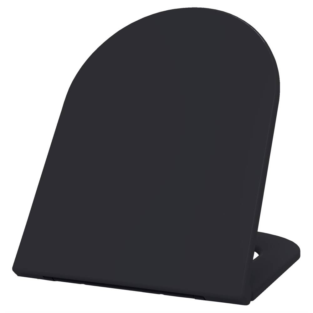 картинка Крышка-сиденье AVS 2059YH с микролифтом быстросъемное, черное