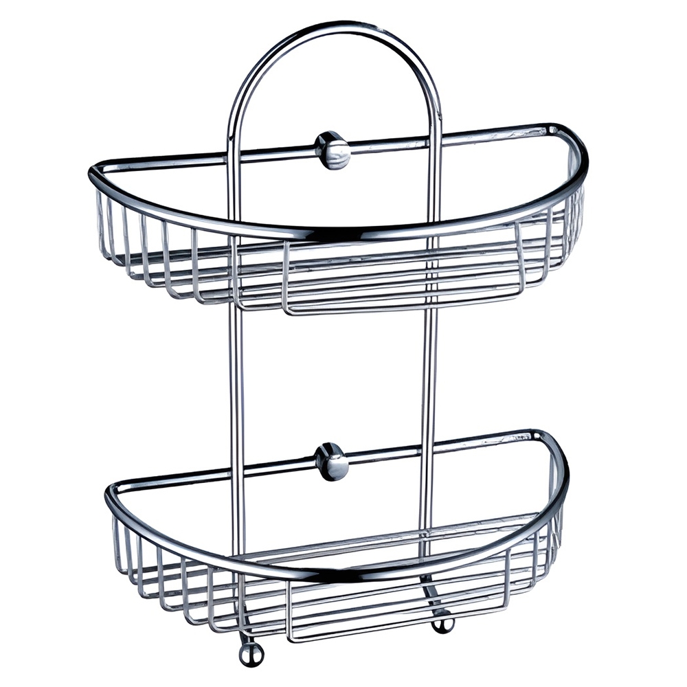 картинка Полка AVS 880329 2-х ярусная, хром