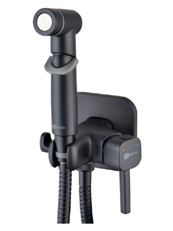 картинка Cмеситель с гигиеническим душем, встраиваемый Lemark Solo LM7165BL