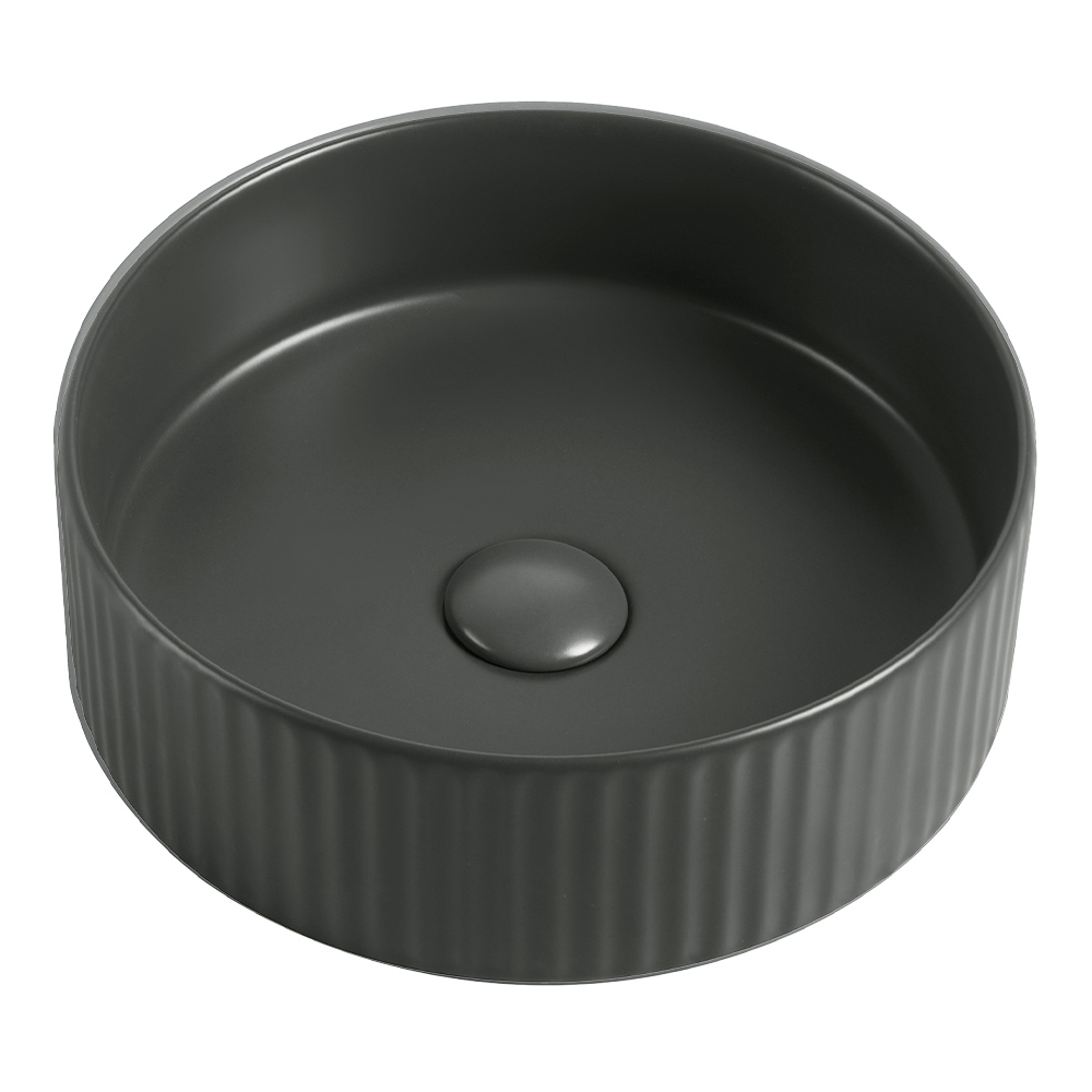 Раковина AVS Нэнси 36x36 темно-серая матовая